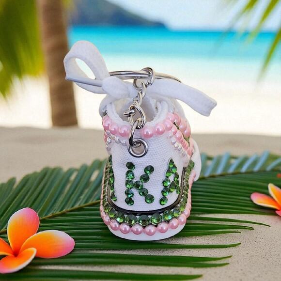 AKA Alpha Kappa Alpha Keychain Shoe Custom Made - Picture 2 of 4
